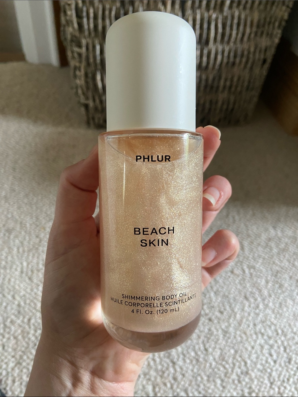 Phlur Beach Skin Shimmering Body Oil - 120ml